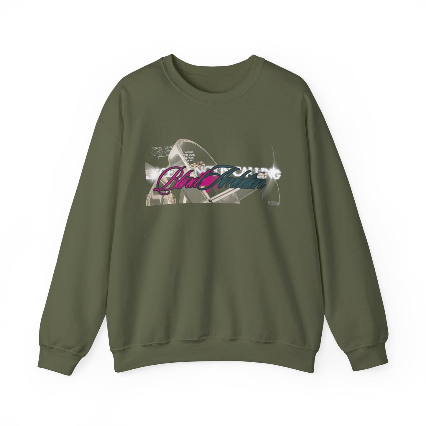 Blind Ambition (Excellence is Calling) Unisex Crewneck Sweatshirt, Trendy Streetwear, Comfy Gift for Friends, Everyday Casual Wear, Stylish