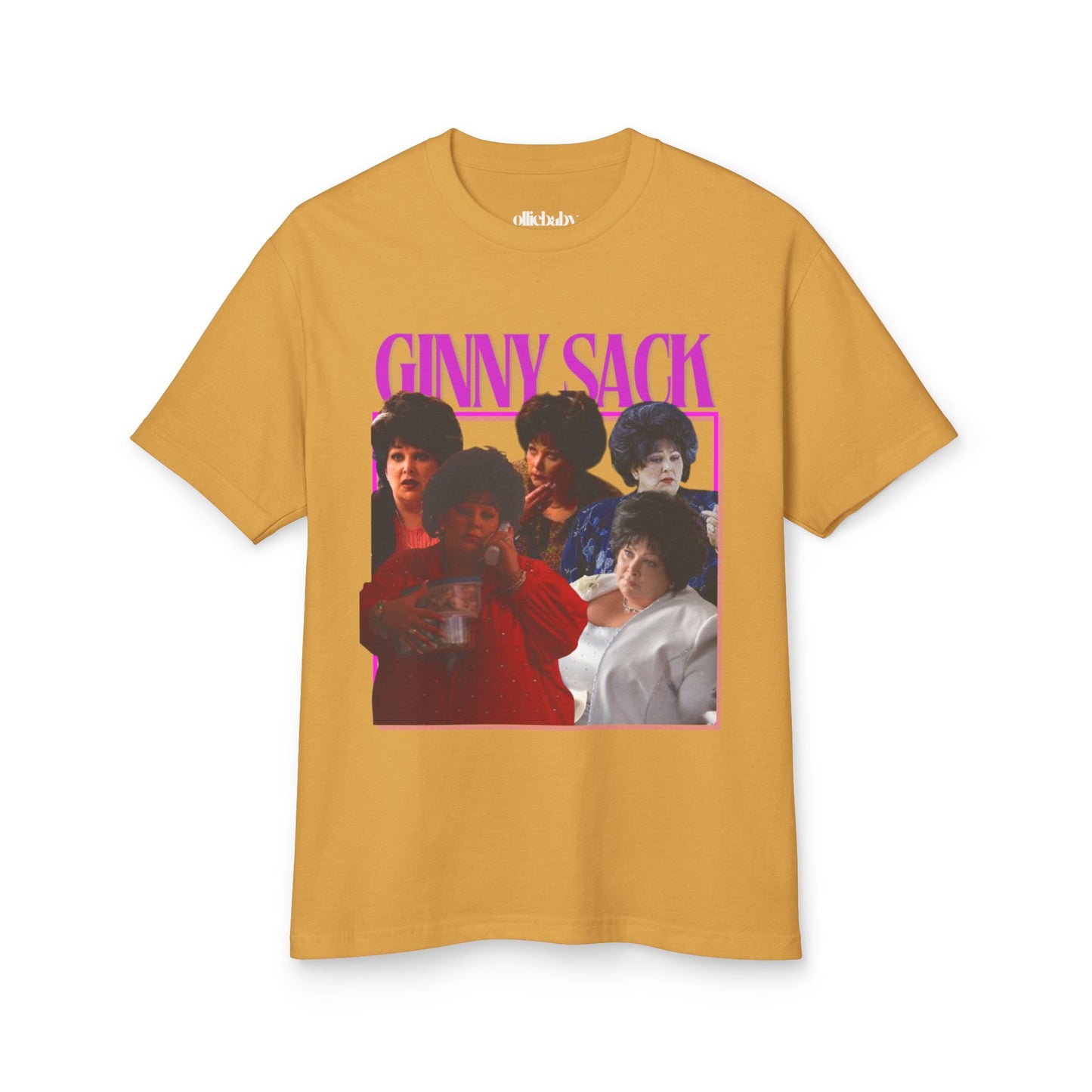 The Sopranos Collection - Ginny Sack Tee, Relaxed Fit Unisex Cotton Top