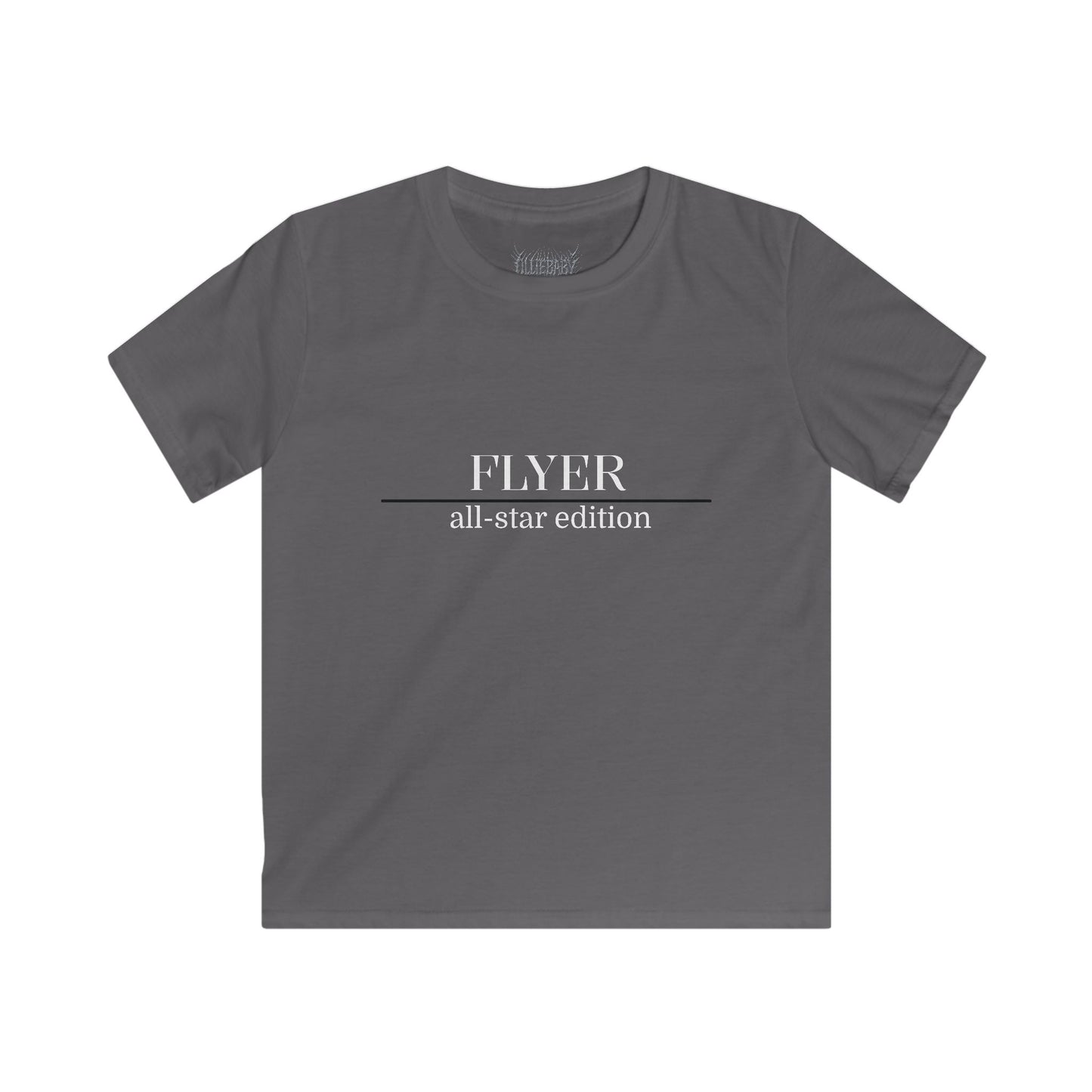 Youth All-Star Cheerleader Flyer T-Shirt — Kids Softstyle Tee